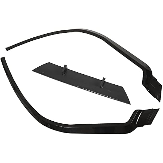 Haofy Sporty Style ABS Front Bumper Lip Separator for, with Long Service Life (Bright Black) - Image 4