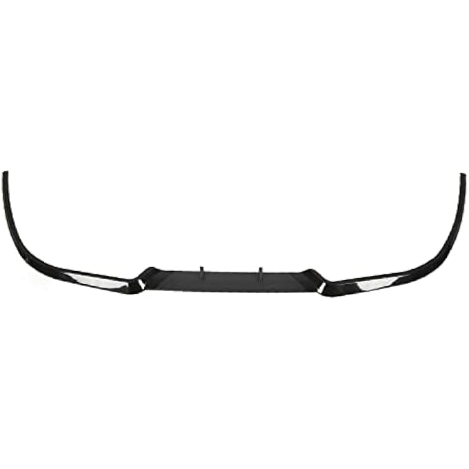 Haofy Sporty Style ABS Front Bumper Lip Separator for, with Long Service Life (Bright Black) - Image 2