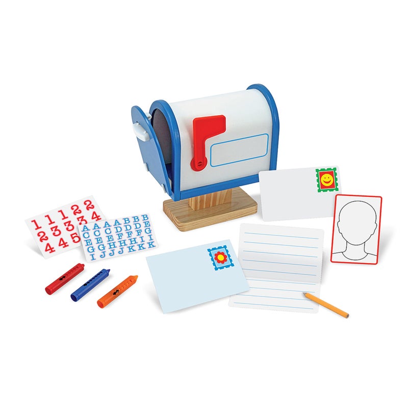 Melissa & Doug My Own Wooden Mailbox Activity Set and Educational Toy - Image 1