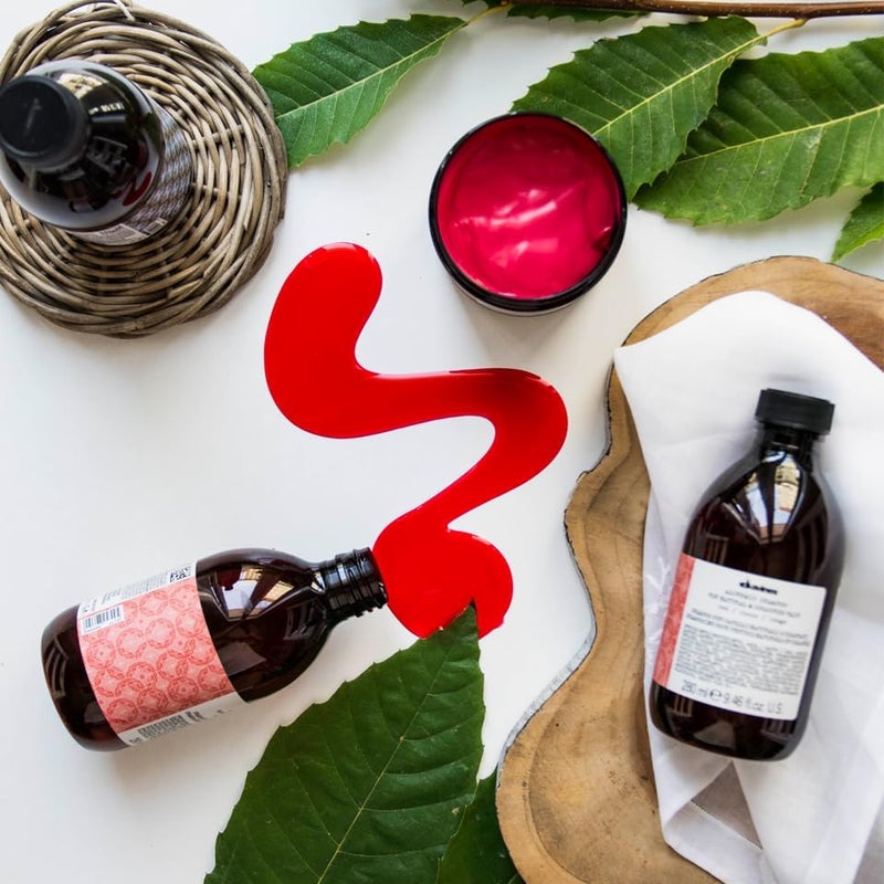 Davines Alchemic Shampoo Red for Natural & Coloured Hair - 280 ml - Image 5