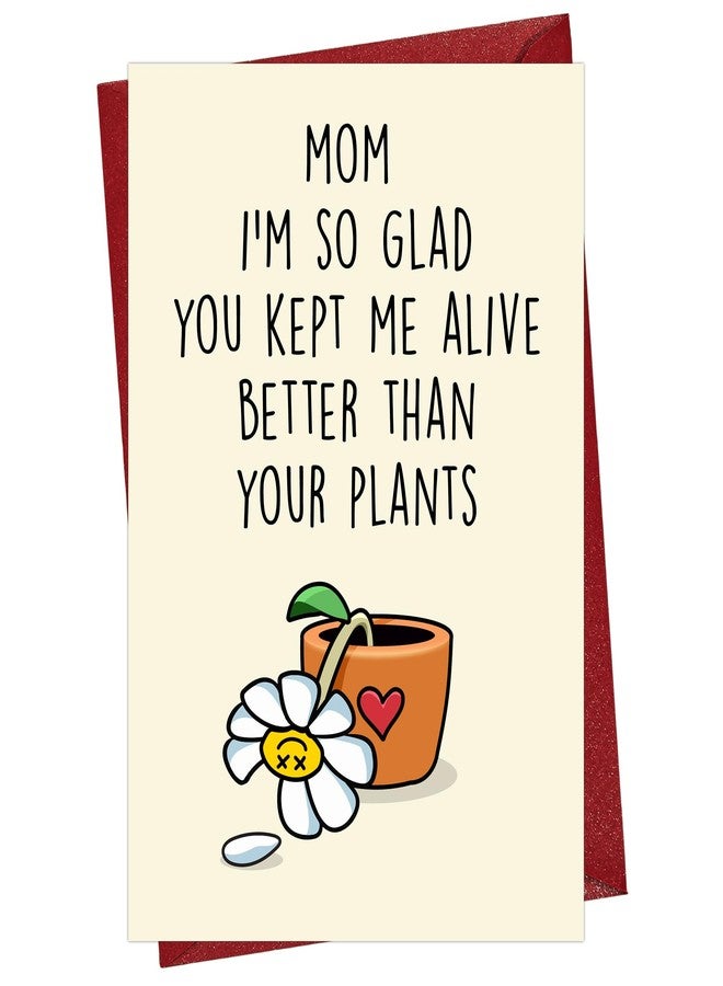 Cheerin Funny Mothers Day Card for Mom - Hilarious Birthday Card for Mom – Happy Mother's Day Mom Card – Heartfelt Gift for Mother, Stepmom, or Grandma from Daughter or Son - Image 1