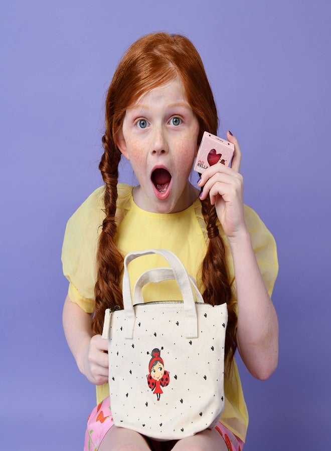 MISS NELLA Kids Makeup & Nail Polish Set for Little Girly Girls, Safe and Fun Gift - Hypoallergenic, Dermatologically Tested Kid-Friendly, Non-Toxic, Cosmetic Bag Included - Special Edition - Image 4