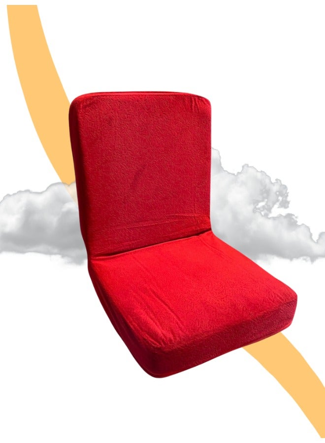 SMART HOME Floor Chair - Adjustable Floor Sofa, Chair with Soft Velvet Upholstery and Comfortable Inner Padding Suitable for Travel, Picnics, Camping and Outdoor Enjoyment - Image 1