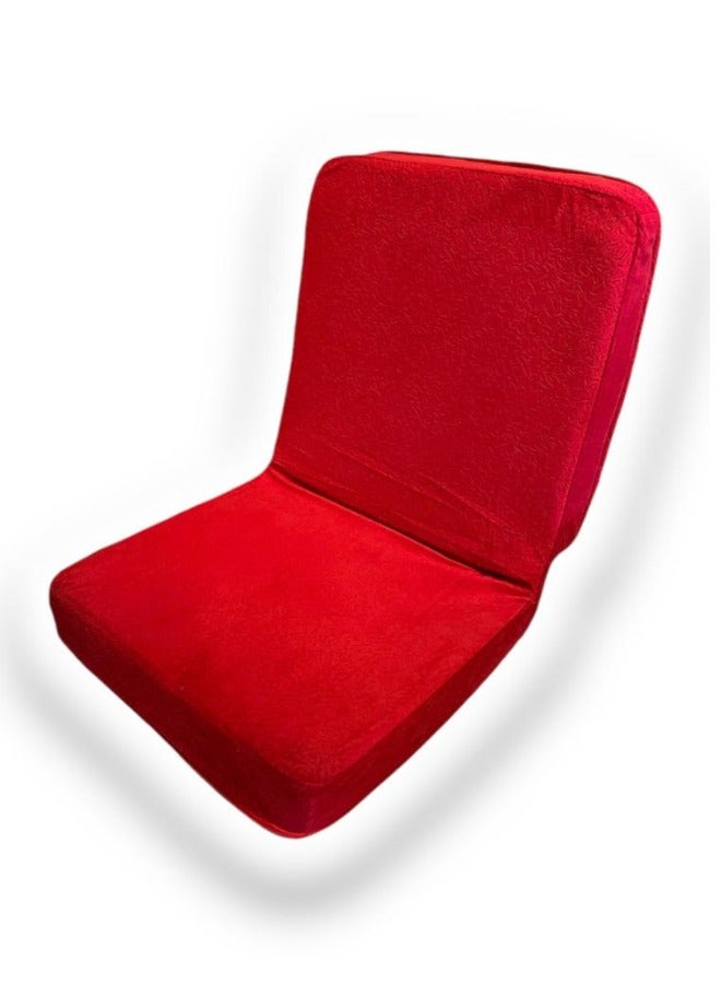 SMART HOME Floor Chair - Adjustable Floor Sofa, Chair with Soft Velvet Upholstery and Comfortable Inner Padding Suitable for Travel, Picnics, Camping and Outdoor Enjoyment - Image 5