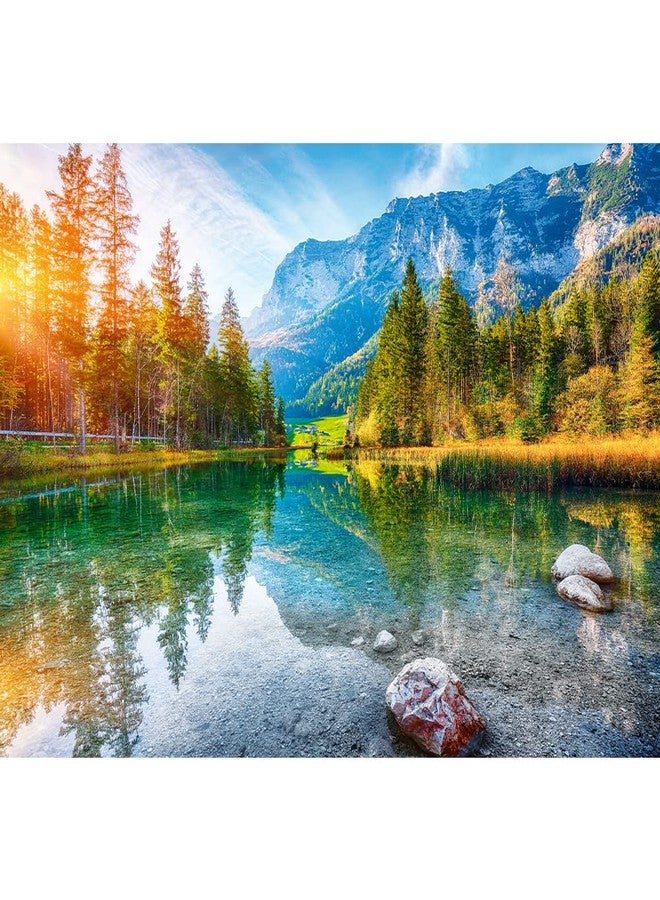 Trefl Wanderlust: At the Foot of Alps, Hintersee Lake, Germany 1500 Piece Jigsaw Puzzle Prime 33"x23" Thick Cardboard,Mountains, Creative Entertainment for Adults and Children from 14 Years Old - Image 2
