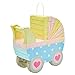 BLUE PANDA Gender Reveal Pinata Baby Carriage 115 x 1225 x 5 In Pastel Pink Blue Yellow Baby Shower Pinata EasyFill Top Opening for Candy Confetti - Image 3