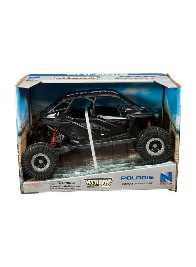 NewRay 1:18 Scale Polaris RZR Pro R 4 Rock Crawler (Stealth Black) 58466B - Image 2