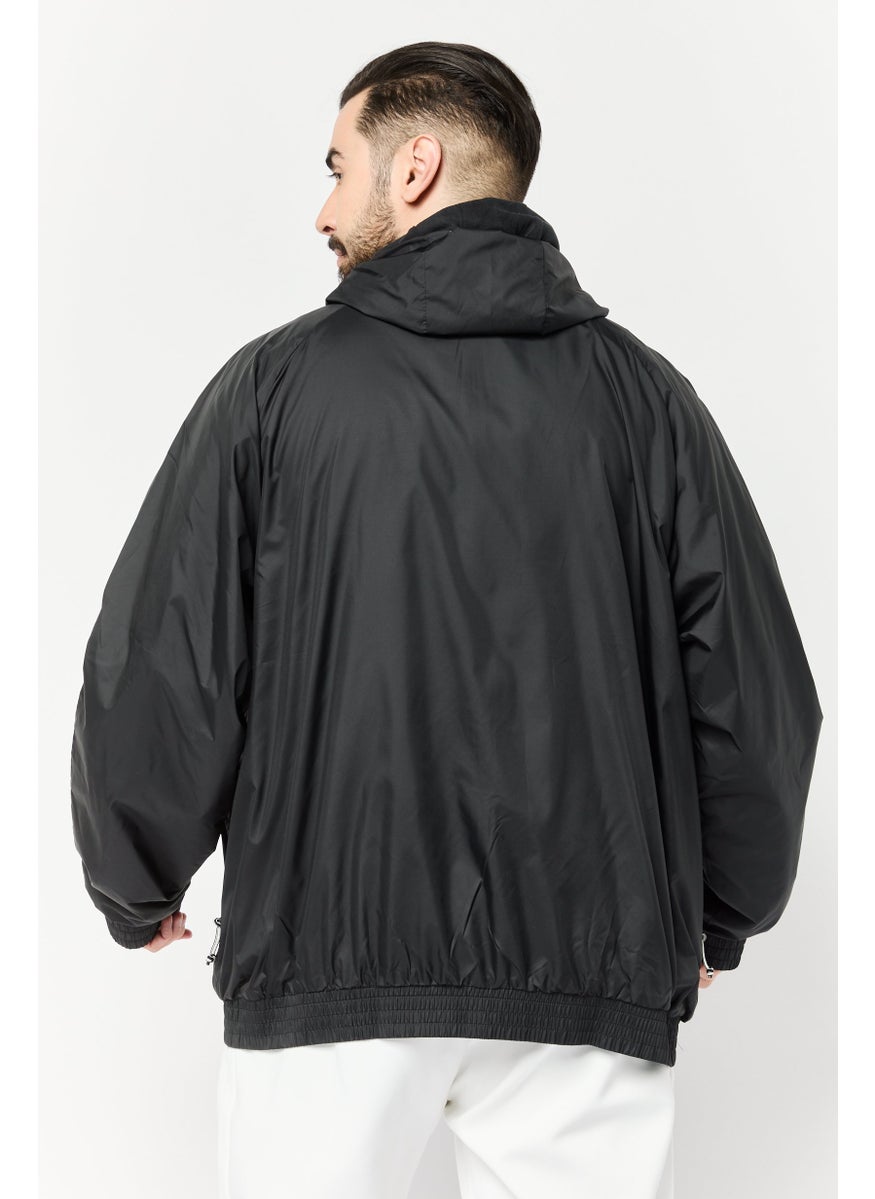 Reebok Men Sportswear Fit Hooded Training Jackets, Black  - Image 4
