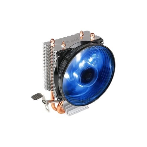 Antec A30 Pro Tower Air Cooler for CPU with 90mm Blue LED Fan, Comes with 2 Direct Touch Copper Heat Pipes and Aluminium Heatsink Fins for Efficient Cooling, Supports Intel & AMD Sockets - Image 2