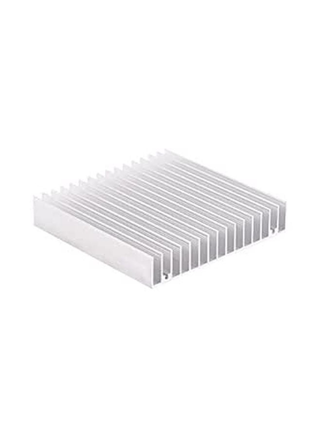 Aluminum Heat Sink 100x100x18MM with 16 Cooling Fins for Computer Power IC LED Thermal Dissipation - Image 1