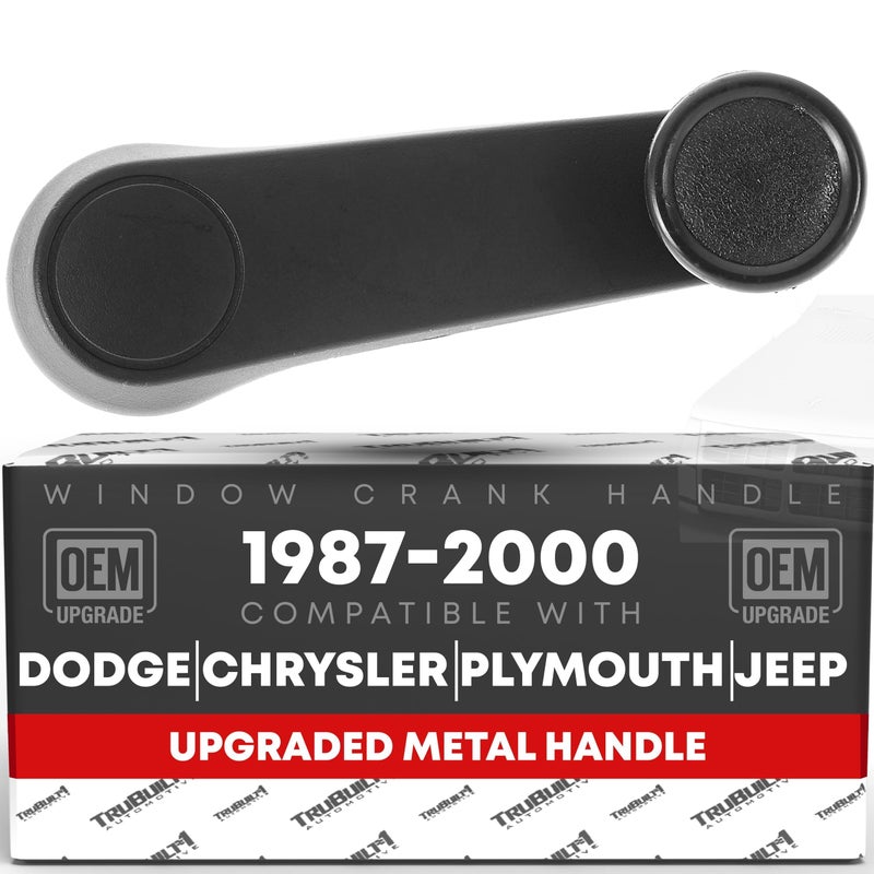 T1A Window Crank Handle DriverPassenger Upgraded metal Compatible with 19951997 Dodge RAM 1500 2500 3500 9195 Dodge Caravan 9297 Dodge B150 B250 B350 B1500 B2500 B3500 OEM 4415820Meta - Image 2