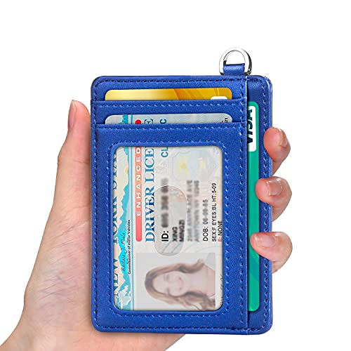 EcoVision Slim Minimalist Front Pocket Wallet, RFID Blocking Credit Card Holder Wallet with Detachable D-Shackle for Men Women - Image 2
