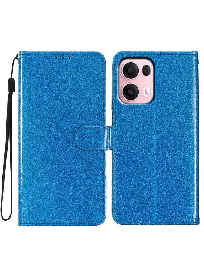 S-TOP Case For OPPO Reno13 Pro Global Glitter Powder Flip Leather Phone Case - Image 1