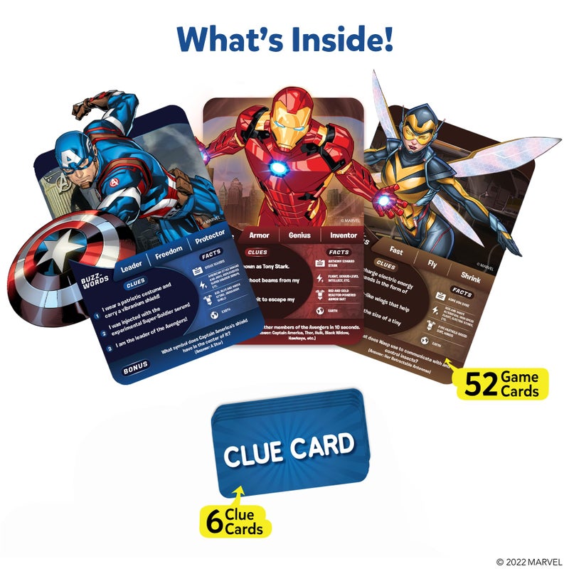 Skillmatics Guess in 10 Marvel, Perfect for Boys, Girls, Kids, Teens, Adults Who Love Card Games, Board Games, Travel Toys, Avengers, Spiderman, Iron Man, Gifts for Ages 8, 9, 10 and Up - Image 2