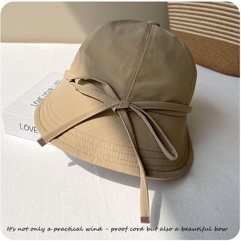 huablo Womens Sun Hat Wide Brim UPF 50+ UV Protection Foldable Packable Sun Shield Hat for Women, Ponytail Outdoor Fishing Hat - Image 4