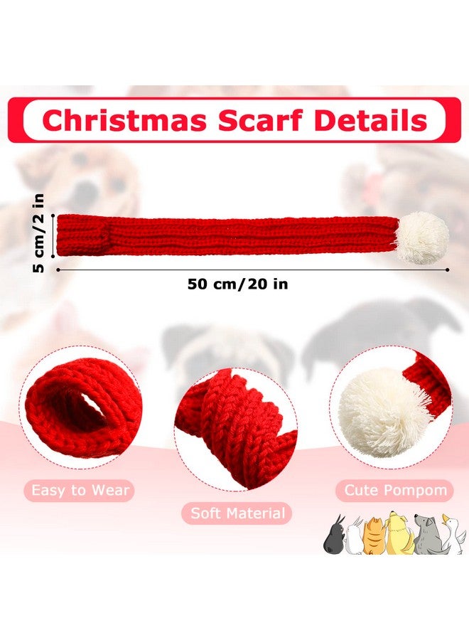 ريجيناري مجموعة من 6 قطع من أزياء الكلاب لعيد الميلاد، 3 عصابات رأس على شكل قرون الرنة والأيائل و3 أوشحة وإكسسوارات أزياء الرنة للحيوانات الأليفة لعيد الميلاد - Image 4
