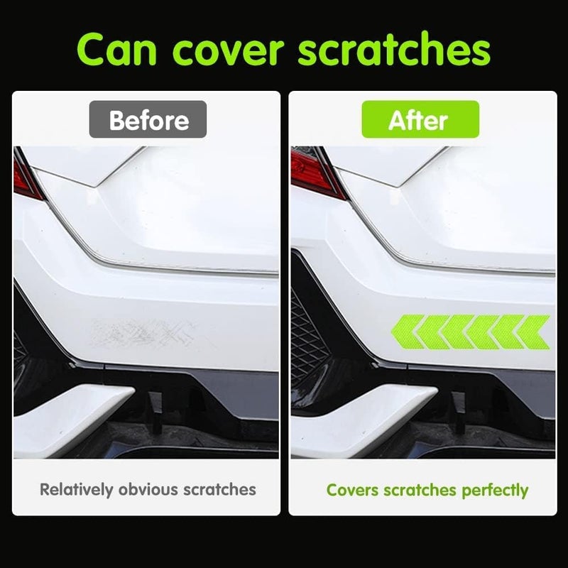 40pcs Safety Reflector Stickers, Warning Night Visibility Adhesive Stickers, Arrow Decals Reflective Tape, for Bicycle Motorcycle Cycling Vehicle, Four Colors - Image 4