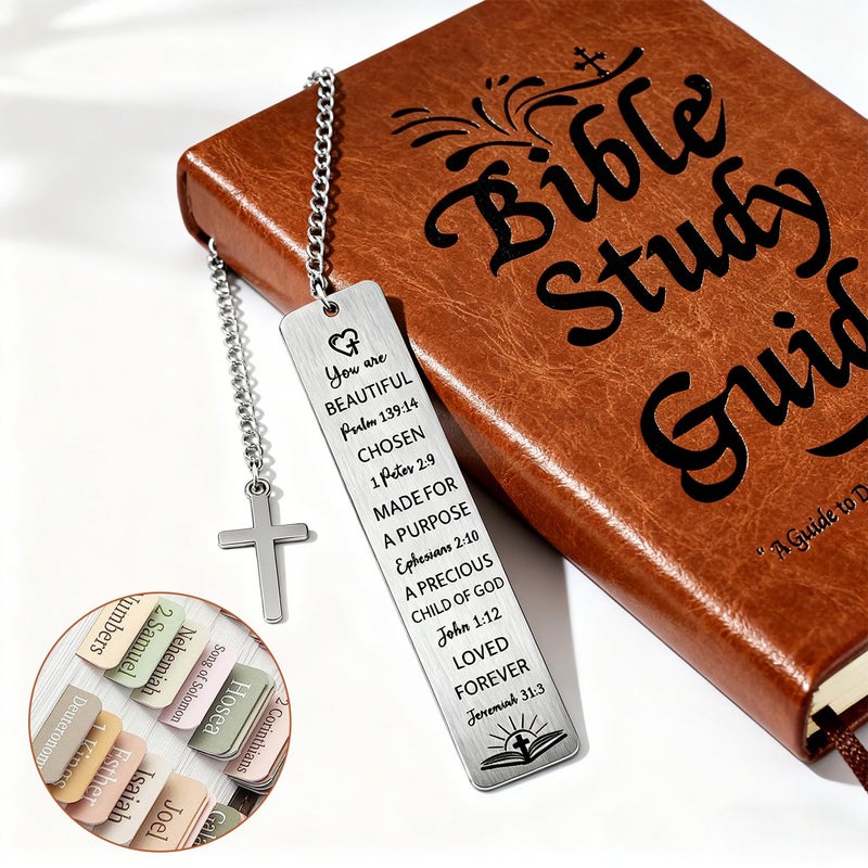 GAOMEIDA 66-Page Bible Study Guide with Scripture Bookmark and Bible Tabs: A Yearlong Devotional Bible Study Journal for Women, Prayer Prompts, Daily Scripture Quotes, Cross-References & Reflection Guides - Image 5