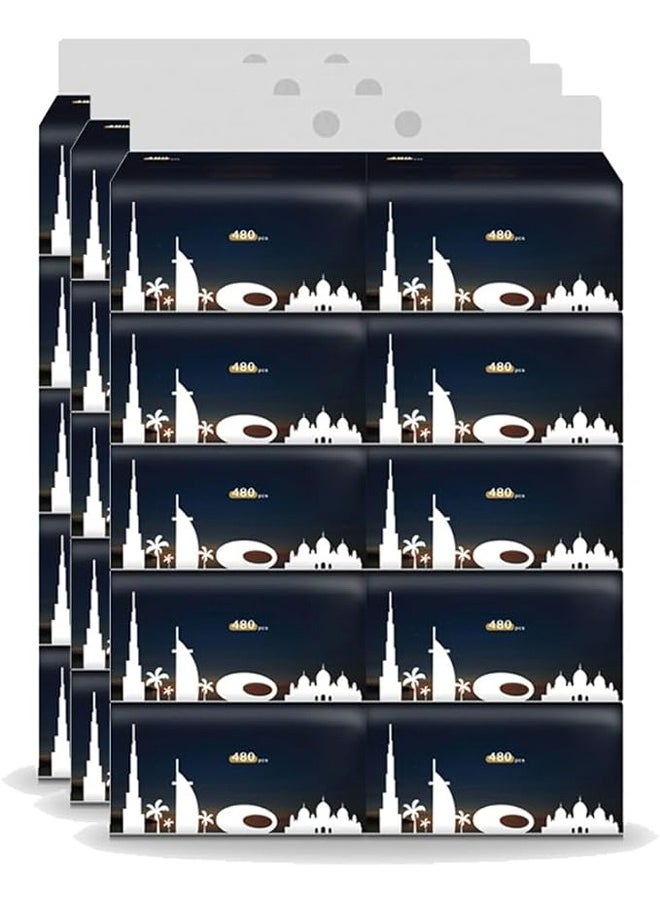 keke Pack of 30 Premium Quality New Technology Facial Tissue 100% Raw Wood Pulp 120 Sheet X 4 Ply  - Image 1