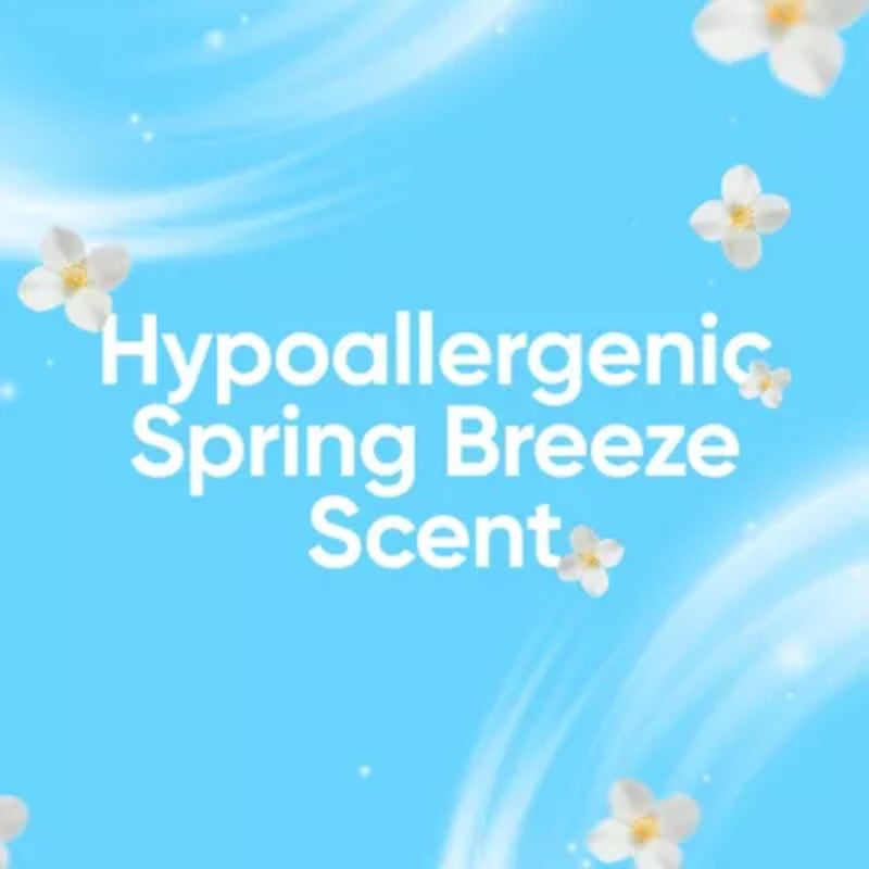 all sensitive fresh™, Spring Breeze, Scented Liquid Laundry Detergent for Sensitive Skin, Hypoallergenic, Free of Dyes, Concentrated, 82.5oz, 110 Loads - Image 5