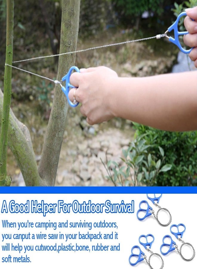 SHOPVILLA Chainsaw with Paracord Handle Folding Chain Hand Saw, Fast Wood & Tree Cutting Emergency Survival Gear for Camping Backpacking Hiking Hunting, PVC Pipe Cable Saw, Tree Cutter - Image 5
