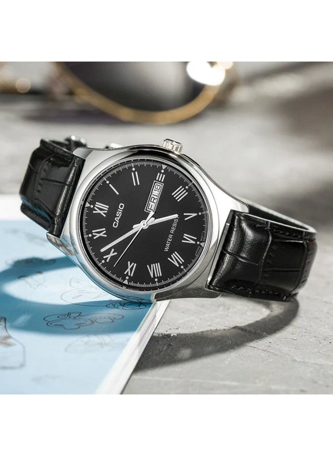 CASIO Leather Analog Watch MTP-V006L-1CUDF  - Image 2