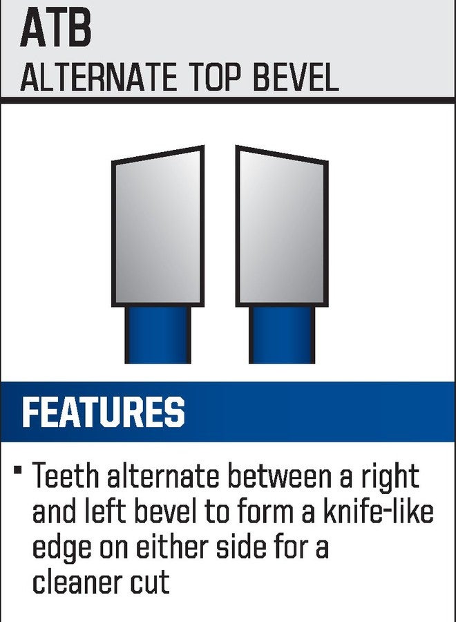 Irwin Tools 1807382 Marples Laser Cut 12-Inch 40-Tooth Alternate Tooth Bevel Circular Saw Blade - Image 3