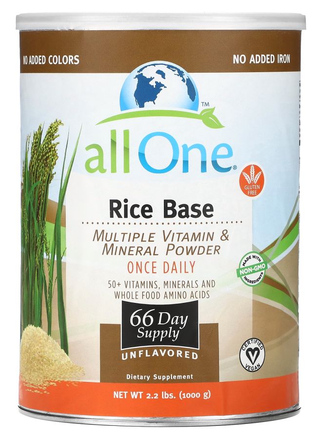 Nutritech Rice Base Multiple Vitamin & Mineral Powder Unflavored 2.2 lbs (1000 g)