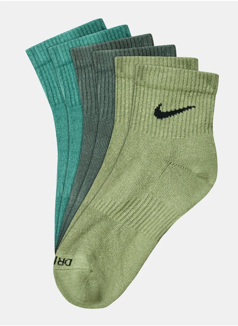 Nike Everyday Plus Cushioned Training Ankle Socks (3 Pairs)