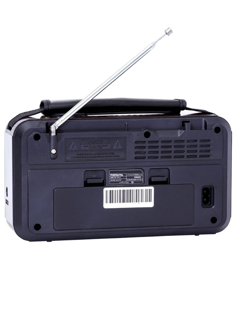 Microplus Wireless Bluetooth Speaker Stereo Sound Rechargeable Battery FM Radio TF Memory USB Input - Image 4