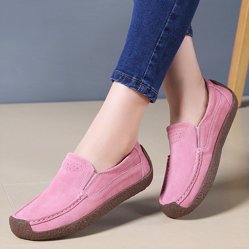 Doudou Shoes Women'S Shoes Spring & Fall Style Slip-On Tendon Sole Soft Sole Lazy Casual Mom Shoes - Image 2
