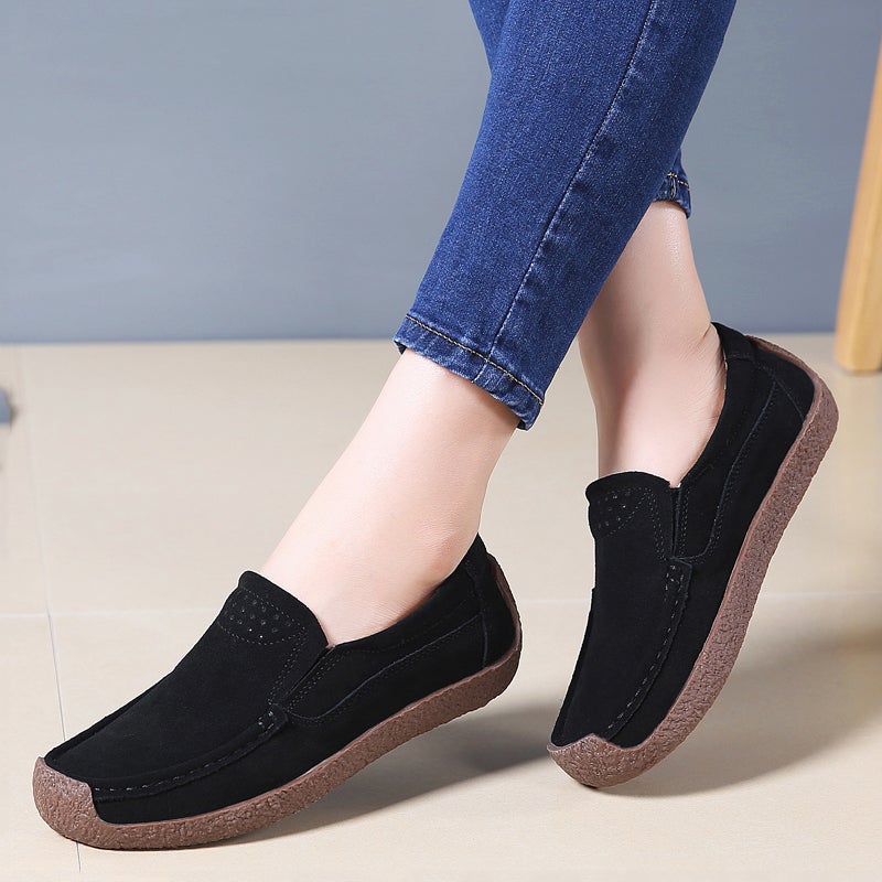 Doudou Shoes Women'S Shoes Spring & Fall Style Slip-On Tendon Sole Soft Sole Lazy Casual Mom Shoes - Image 5