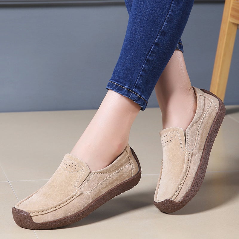 Doudou Shoes Women'S Shoes Spring & Fall Style Slip-On Tendon Sole Soft Sole Lazy Casual Mom Shoes - Image 3