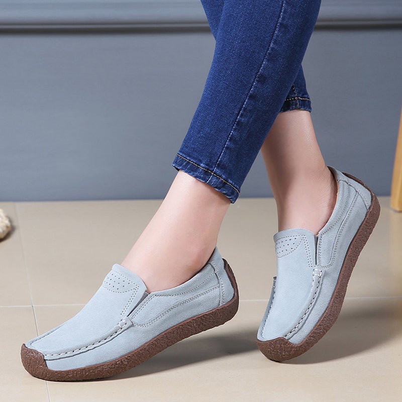 Doudou Shoes Women'S Shoes Spring & Fall Style Slip-On Tendon Sole Soft Sole Lazy Casual Mom Shoes - Image 4