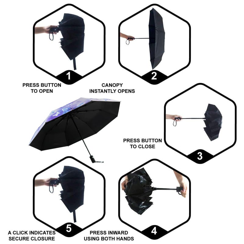 SY COMPACT Travel Umbrella Windproof Automatic Umbrellas Small Compact UV Sun Protection Factory Outlet Umbrella - Image 3