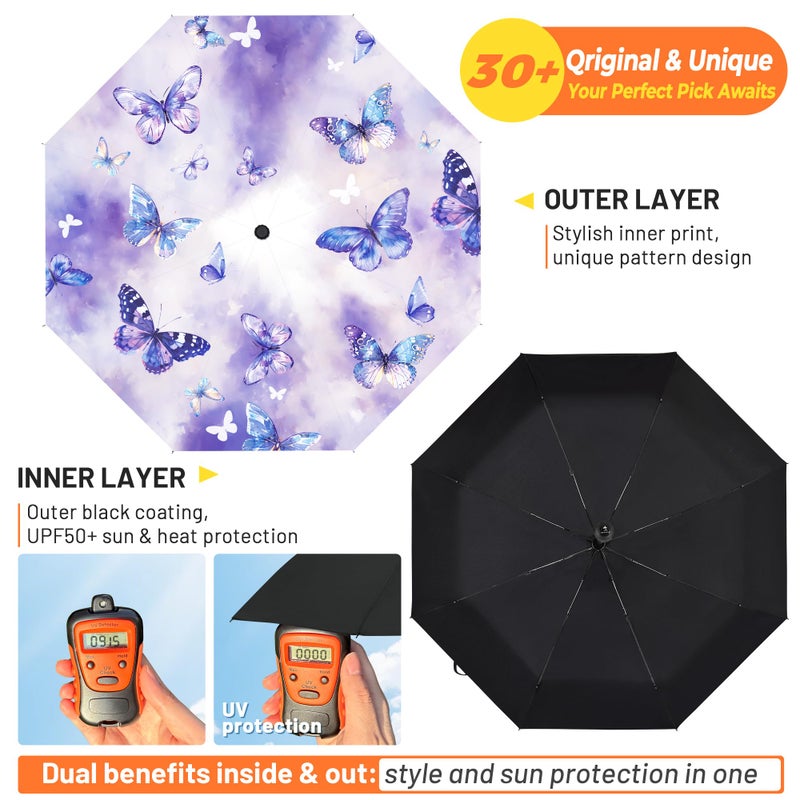 SY COMPACT Travel Umbrella Windproof Automatic Umbrellas Small Compact UV Sun Protection Factory Outlet Umbrella - Image 2