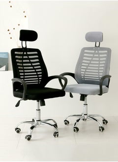 Bolivia's Swivel Mesh Comfort Office Chair，Office Chair Back Support,Chair,Office Chair，Grey 49x49x70cm  - Image 3