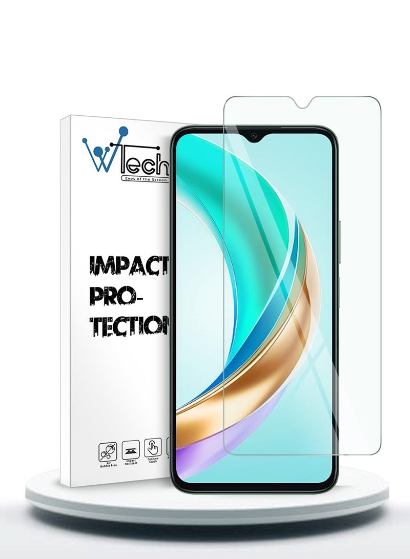 Wtech Honor X6b 4G 2024 Premium Series Curved Edges 9H 2.5D Tempered Glass Screen Protector (MSG9CN) - Clear - Image 1
