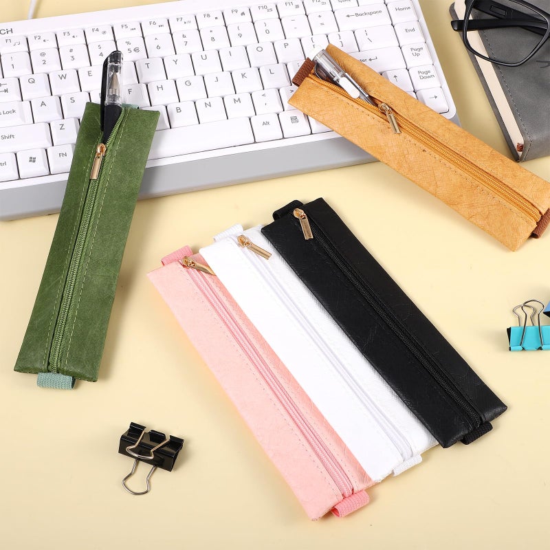 EupHHonycs 5Pcs Adjustable Elastic Pen Holder for Notebook 5 Colors Pen Holder Pens Sleeve Pouch Elastic Notebook Band Holders Journal Pencil Holders for Notebooks Planners Binders and Books - Image 4