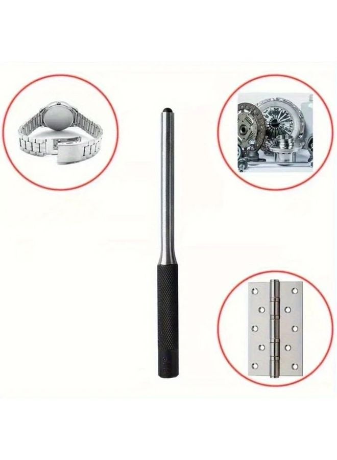 9pcs Steel Round Head Punch Set Professional Hollow End Starter Punch Chisel Tool Kit - Image 3