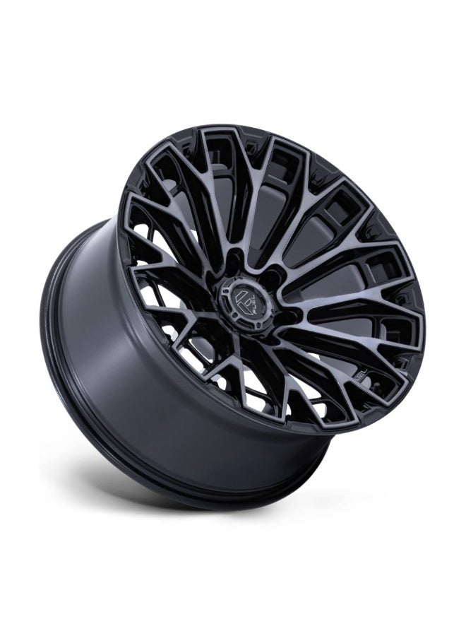FUEL FC882 TRAX 17X9 6X139.7 ET01 CB106.1 GLOSS BLACK MACHINED/ FACE DARK TINTED - Image 2