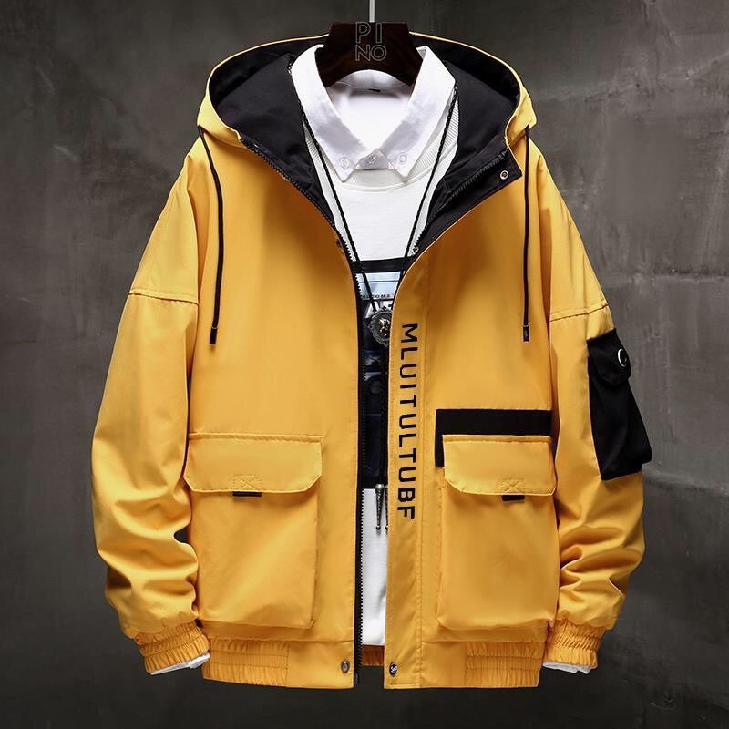 Generic 2024 Mens Casual Hooded Jacket Black - Image 5