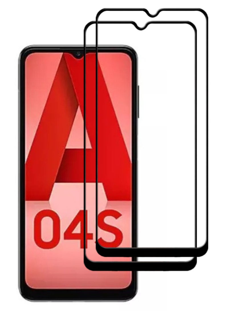 ACLIX 2 Pieces Antistatic ESD Dustproof Premium Quality High Definition Tempered Glass Screen Protector Designed For Samsung Galaxy A04s - Image 1