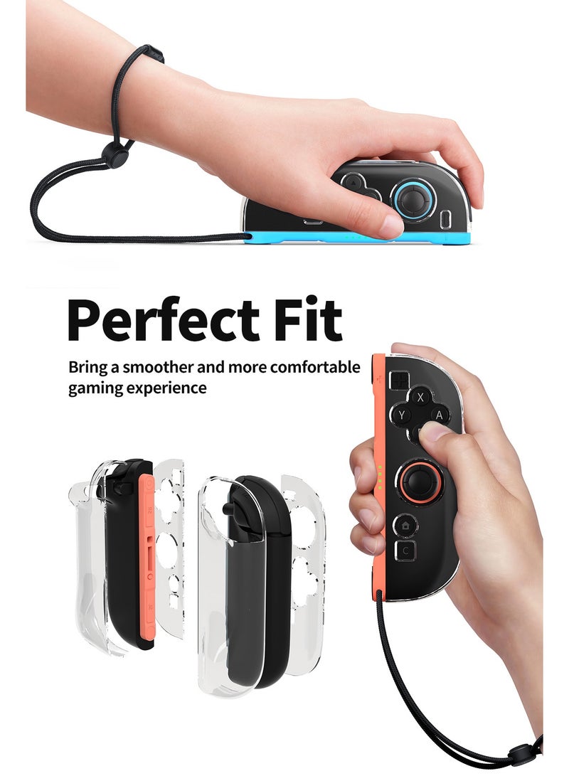 بيكسنست غلاف واقٍ شفاف لجهاز Nintendo Switch 2 بتصميم مقبس منحني، غلاف رقيق بلوري واضح - Image 3