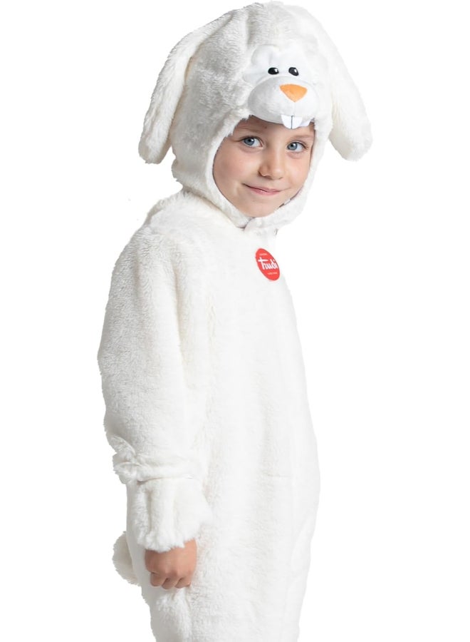Ciao Trudi Licensed Bunny Baby Costume 2-3 year – Unisex Plush Onesie with Jumpsuit & Bonnet | Infant Rabbit Outfit | Cute Baby Fancy Dress for Easter, Halloween, Birthdays & Photos - Image 1