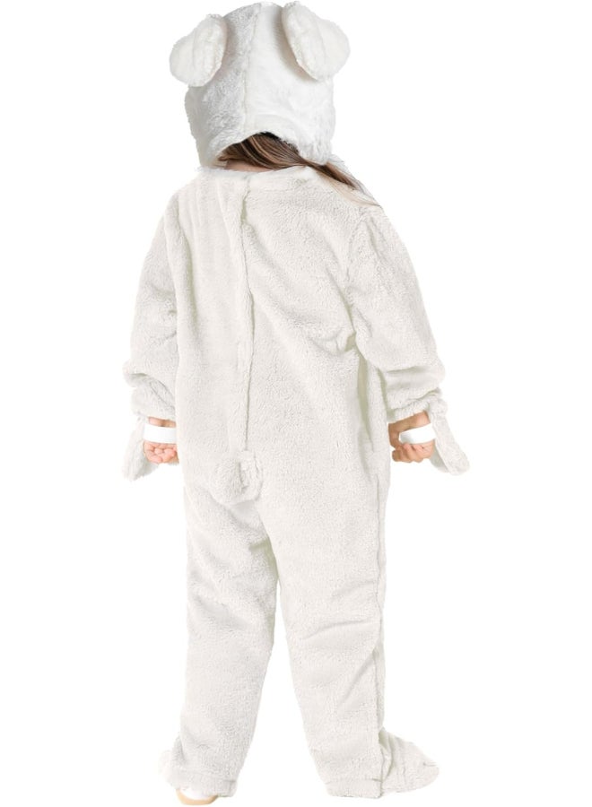 Ciao Trudi Licensed Bunny Baby Costume 2-3 year – Unisex Plush Onesie with Jumpsuit & Bonnet | Infant Rabbit Outfit | Cute Baby Fancy Dress for Easter, Halloween, Birthdays & Photos - Image 3