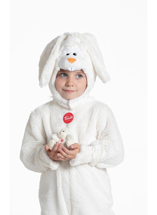 Ciao Trudi Licensed Bunny Baby Costume 2-3 year – Unisex Plush Onesie with Jumpsuit & Bonnet | Infant Rabbit Outfit | Cute Baby Fancy Dress for Easter, Halloween, Birthdays & Photos - Image 4