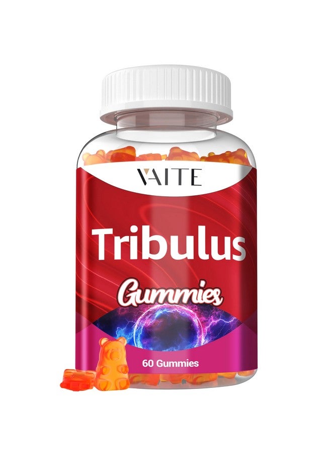 VAITE جومي تريبيولوس تيرستريس 1000 ملغ - 60 جومي قابلة للمضغ - نباتي، خالي من السكر، خالي من الجلوتين، غير معدل وراثيًا - تركيبة يومية نباتية - لا حاجة للماء - شكل مكمل سهل الاستخدام - Image 1
