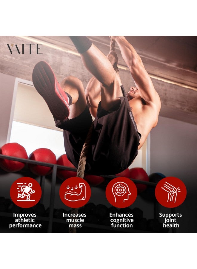 VAITE جومي تريبيولوس تيرستريس 1000 ملغ - 60 جومي قابلة للمضغ - نباتي، خالي من السكر، خالي من الجلوتين، غير معدل وراثيًا - تركيبة يومية نباتية - لا حاجة للماء - شكل مكمل سهل الاستخدام - Image 2