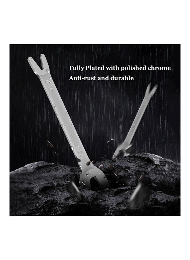 NIBEMINENT Multi-Functional Double-Ended Wrench Silver  - Image 4